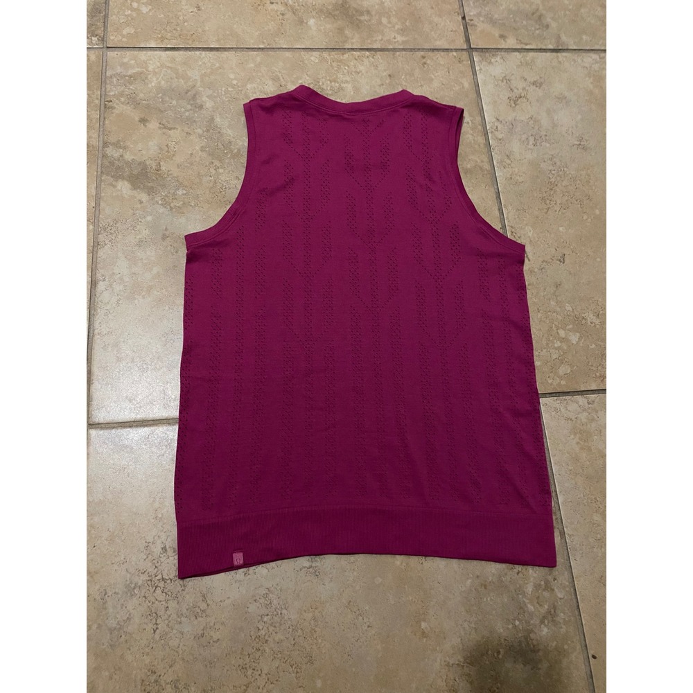 Lululemon Swiftly Breathe Muscle Tank Top Fletching Lines Ripened Raspberry Sz 6 - Picture 11 of 15